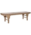 DESCALZADORA TECA RECICLADA NATURAL 183X41X48 CM