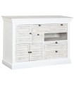 CAJONERA MANGO DESGASTADO BLANCO 115X40X80 CM