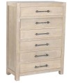 CHIFONIER MADERA DE HEVEA NATURAL 88X40X122 CM
