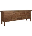 CAJONERA MADERA RECICLADA PINO NATURAL 210X48X80 CM