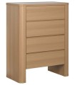 CHIFONIER MARMOL MDF TRAVERTINO 76X40X100 CM