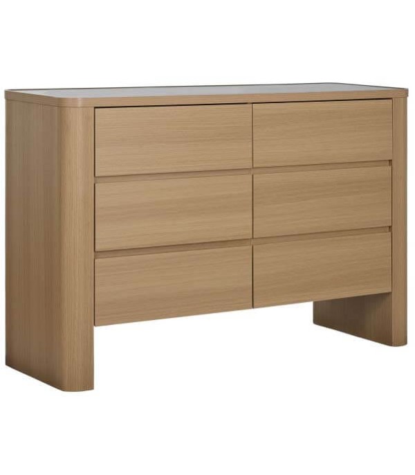 CÓMODA MARMOL MDF TRAVERTINO