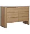 CÓMODA MARMOL MDF TRAVERTINO 120X40X80 CM