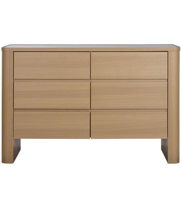 CÓMODA MARMOL MDF TRAVERTINO