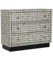 CÓMODA HUESO BICOLOR 101X43X81 CM