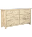 CÓMODA ACACIA NATURAL 160X42X85 CM