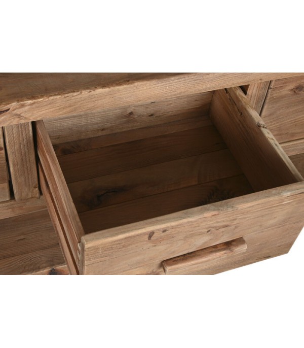 CONSOLA MADERA RECICLADA PINO NATURAL