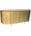 BUFFET MANGO LATÓN DORADO 197X46X85 CM