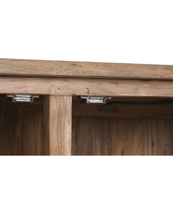 MUEBLE TV TECA RECICLADA COCO 4 PUERTAS