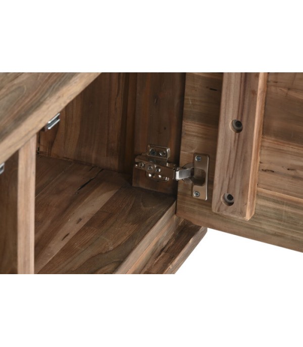 MUEBLE TV TECA RECICLADA COCO 4 PUERTAS