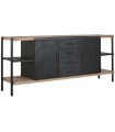 BUFFET ABETO METAL NATURAL 180X45X80 CM