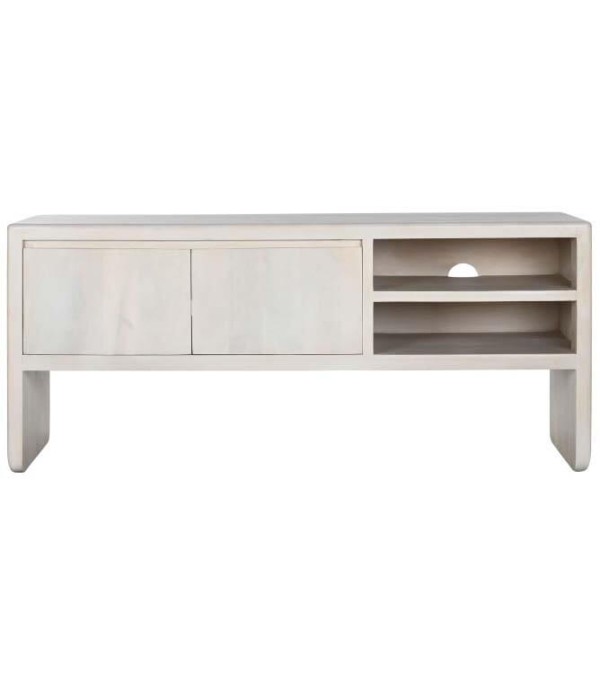 MUEBLE TV MANGO BLANCO