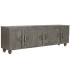 MUEBLE TV MADERA TALLADO GRIS