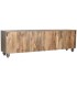 MUEBLE TV MADERA TALLADO GRIS