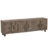 MUEBLE TV MADERA TALLADO GRIS
