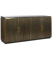 BUFFET LATÓN MÁRMOL NEGRO 180X40X85 CM
