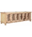 MUEBLE TV MADERA TALLADA PIEZA ÚNICA 194X50X63 CM