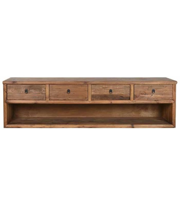 MUEBLE TV MADERA RECICLADA PINO
