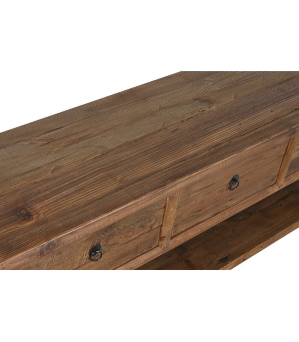 MUEBLE TV MADERA RECICLADA PINO