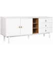 BUFFET MADERA DM PU BLANCO 180X40X75 CM