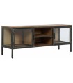 MUEBLE TV MADERA METAL NATURAL 137X40X55 CM
