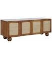 BUFFET ACACIA RATÁN TRENZADO 165X45X60 CM