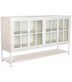 BUFFET MANGO METAL 170X45X100 DECAPÉ BLANCO