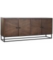BUFFET MADERA JAMUN MARRÓN OSCURO 177X38X75 CM