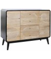 BUFFET MADERA NEGRO 120X40X90,5 CM