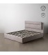 CAMA CANAPÉ GRIS TEJIDO DORMITORIO