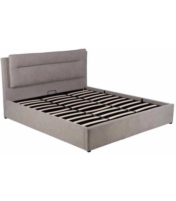 CAMA CANAPÉ GRIS TEJIDO DORMITORIO