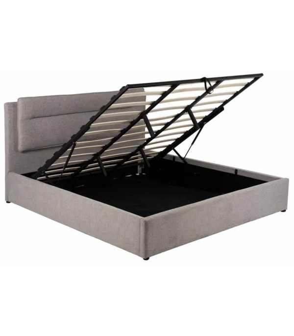 CAMA CANAPÉ GRIS TEJIDO DORMITORIO
