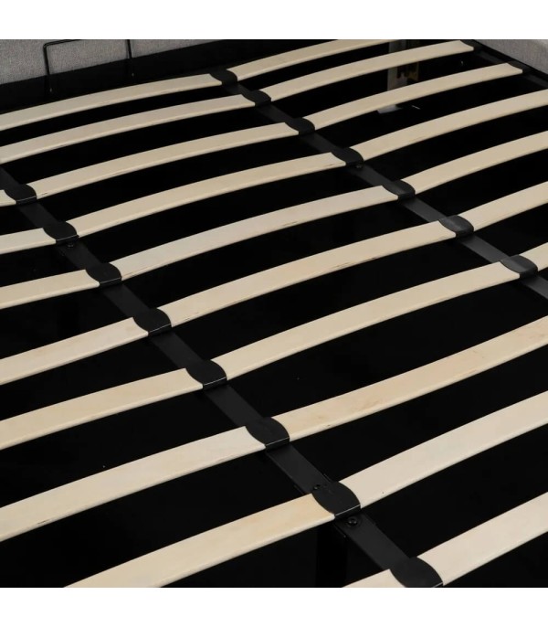 CAMA CANAPÉ GRIS TEJIDO DORMITORIO