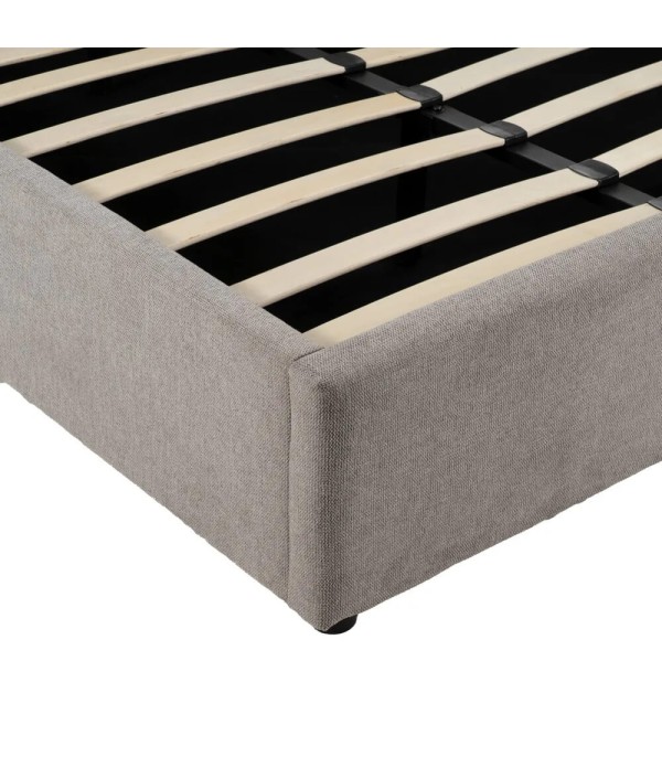 CAMA CANAPÉ GRIS TEJIDO DORMITORIO