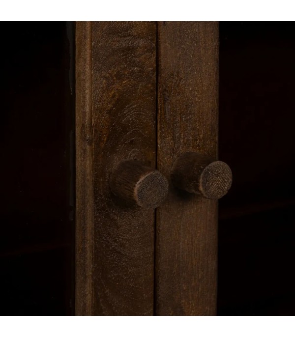 APARADOR MARRÓN MADERA DE MANGO