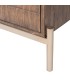 APARADOR MARRÓN MADERA HIERRO
