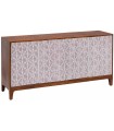 APARADOR NATURAL BLANCO MADERA DE MANGO 160 X 40 X 80 CM