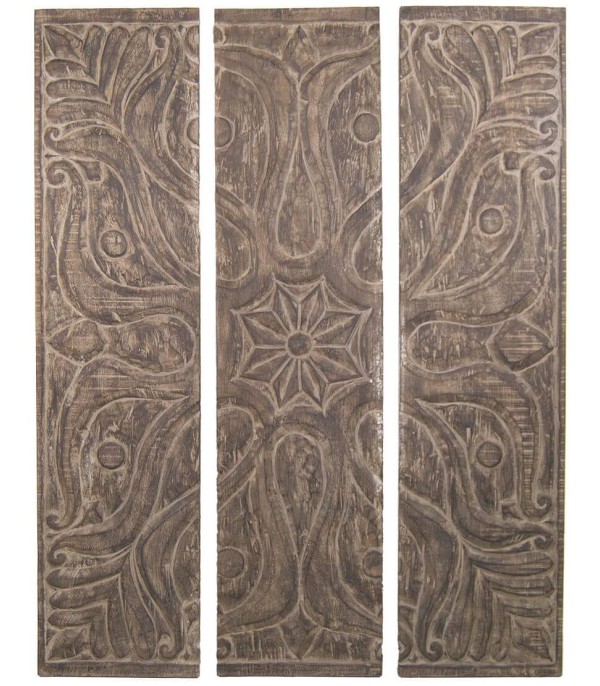 PANEL SUAR TALLA FLORAL SET DE 3