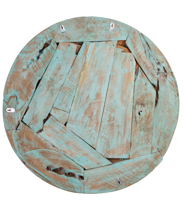 DECORACIÓN PARED MADERA VERDE