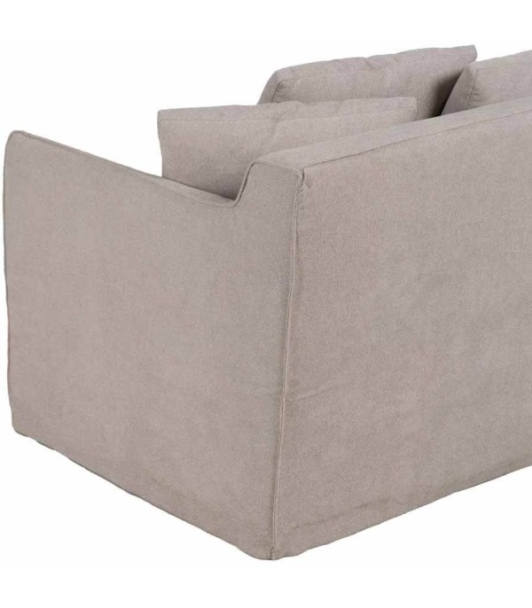 SOFÁ TAUPE TEJIDO