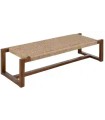 BANQUETA NATURAL MADERA DE TECA 138 X 49 X 36 CM