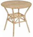 MESA NATURAL RATÁN 75 X 75 X 76 CM