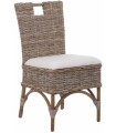 SILLA NATURAL RATÁN SALÓN 45 X 50 X 92 CM