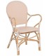 SILLA CON BRAZOS NATURAL BEIGE RATÁN