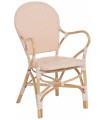 SILLA CON BRAZOS NATURAL BEIGE RATÁN 57 X 62 X 90 CM