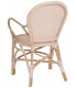 SILLA CON BRAZOS NATURAL BEIGE RATÁN