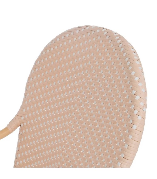 SILLA CON BRAZOS NATURAL BEIGE RATÁN