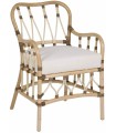 SILLÓN NATURAL RATÁN 58 X 62 X 85 CM