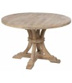 MESA COMEDOR BLANCO ROZADO 120 X 120 X 76 CM