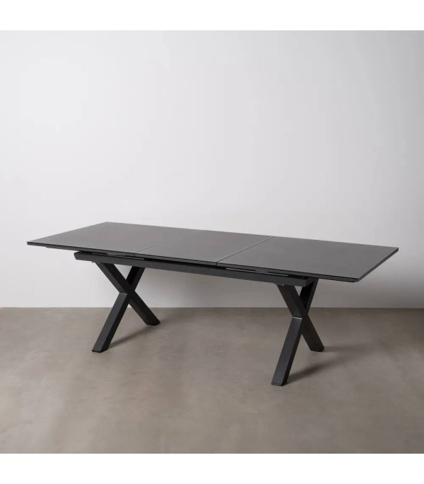 MESA COMEDOR EXTENSIBLE ANTRACITA